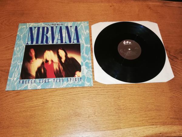Nirvana-Smells Like Teen Spirit Maxi Single 1991 DGC GET 21673 Deutsche Pressung VG+/VG+